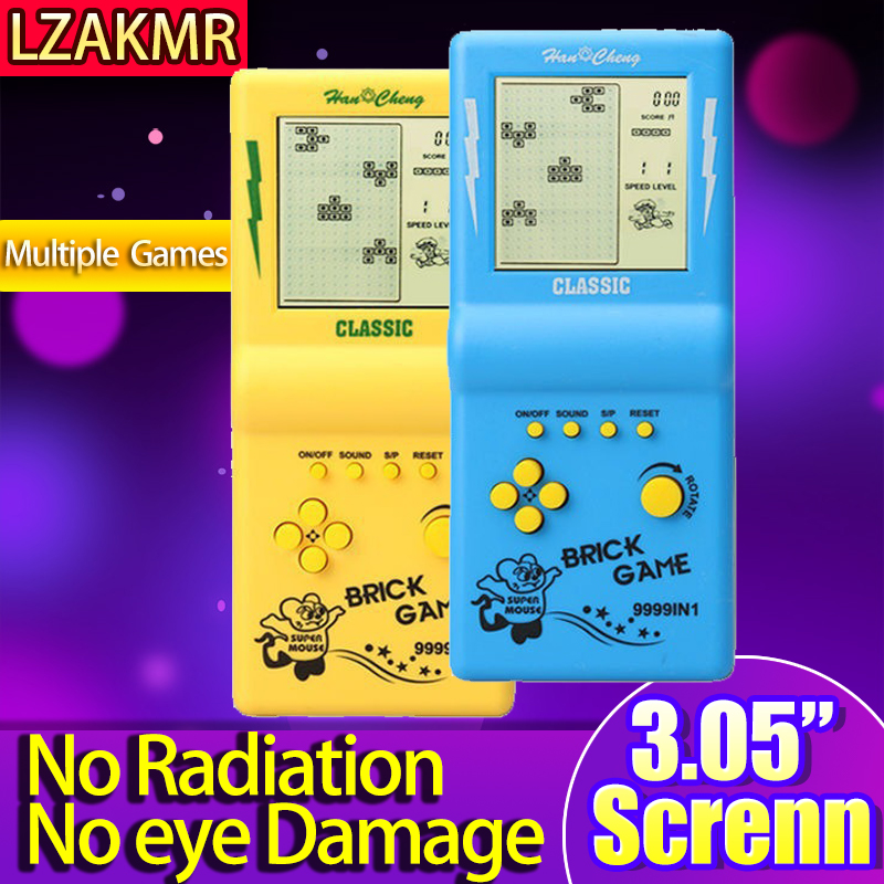 Lzakmr mini console de jogos portátil embutido 23 jogos 80 infância clássico tetris retro antiquado brinquedos do estudante das crianças
