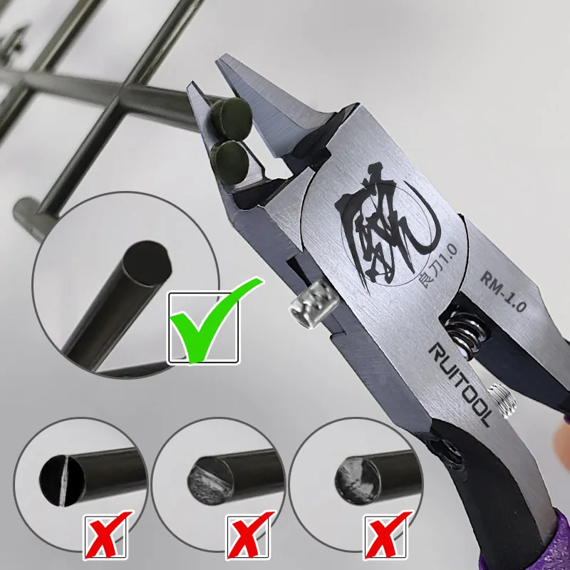 4,7-Zoll-Modellzange, ultradünne einseitige Gundam-Modellbauwerkzeuge für Anfänger zur Reparatur und Befestigung von Kunststoffmodellen