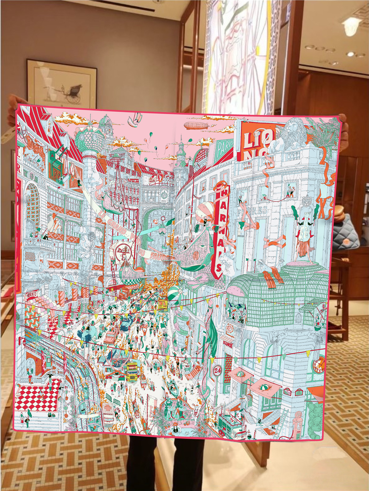 Bufanda cuadrada de marca de 90cm para mujer, bufanda de sarga 100% de seda a la moda, chal con diseño, Hijab, Bandana, Foulard, pañuelo para centro comercial