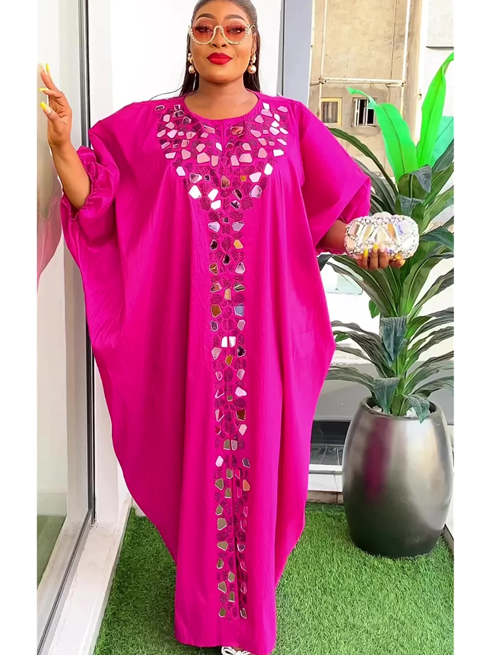 女性のためのドバイアフリカイスラム教徒のファッションドレスカフタンマロカインイブニングパーティードレスサテン Boubou ローブ Djellaba ファム 2025