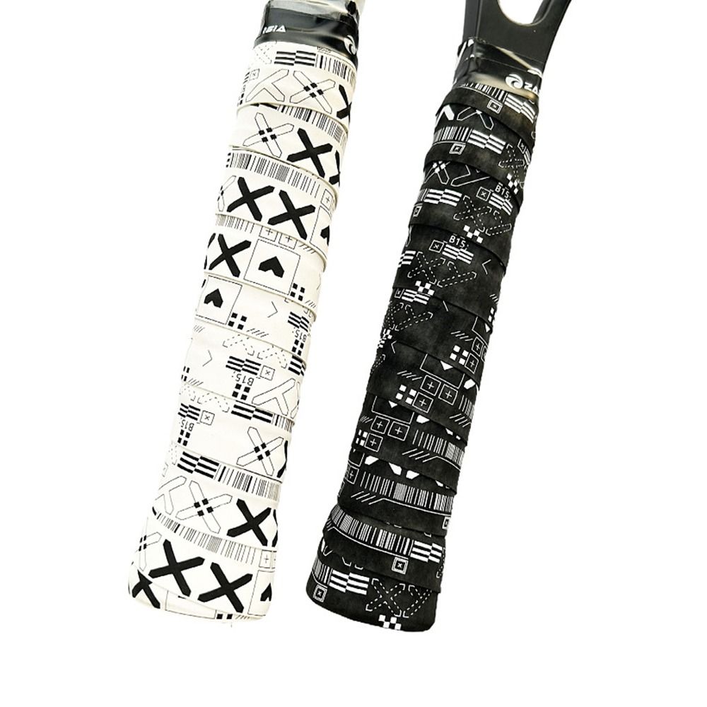 สีดําสีขาวไม้แบดมินตัน Overgrips Soft Matte Self-กาว Non-SLIP Grip เทป Shock Absorption ตกปลา Rod Over Grips