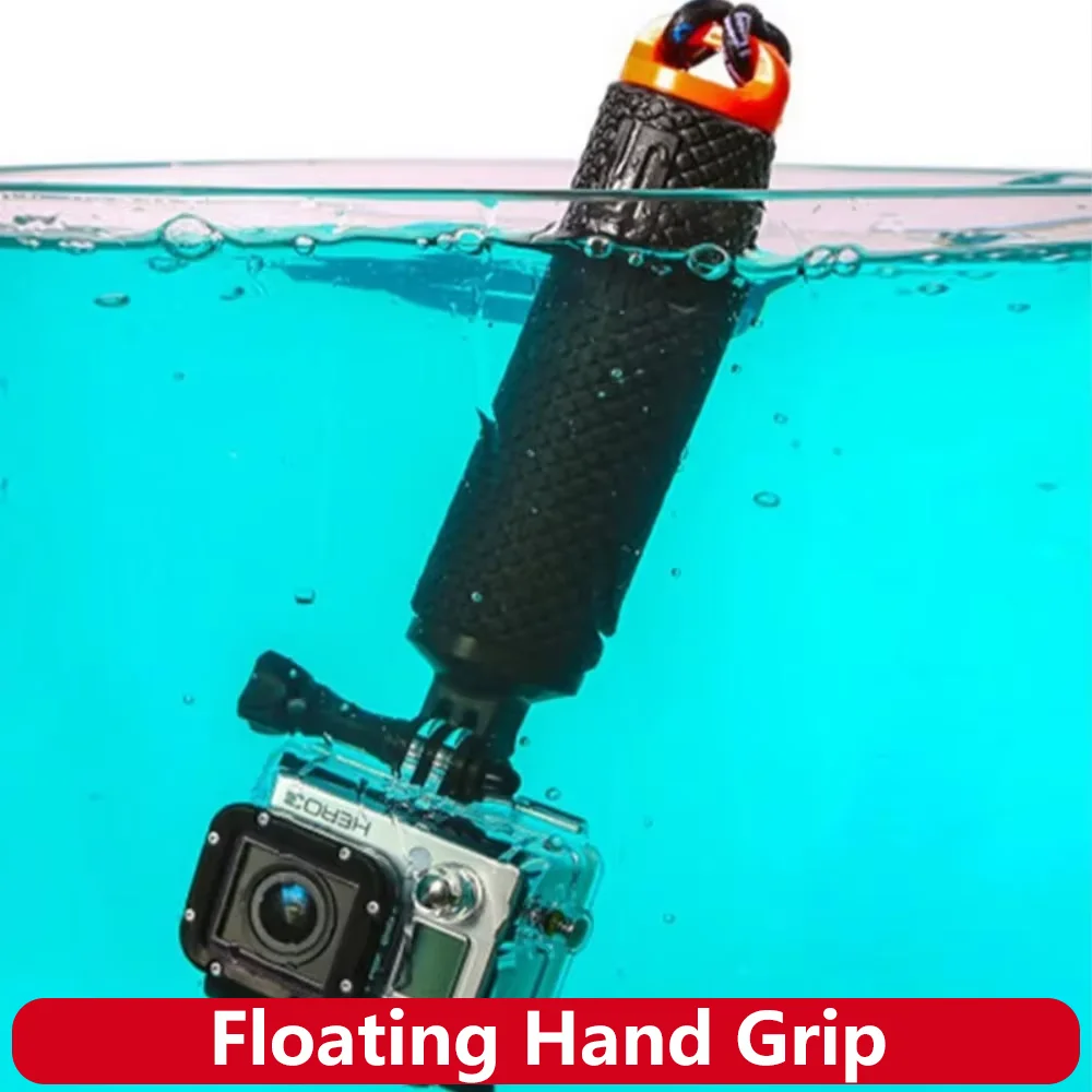 Soporte de mango flotante para Gopro Hero 13 12 11 10 9 8 7 5 SJCAM insta360 AKASO DJI OSMO accesorios de Cámara de Acción