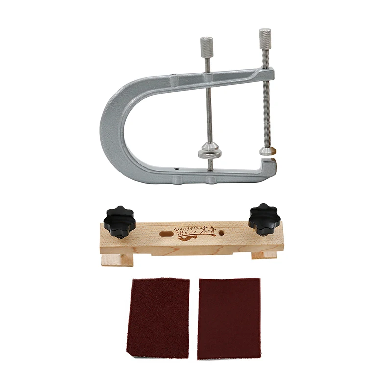 Guitar Cổ Điển Cầu Dụng Cụ Cầm Tay Cứng Gỗ Phong Sắt Sâu Họng Kẹp Đàn Guitar Cầu F Hình Gỗ đèn Khung Gỗ