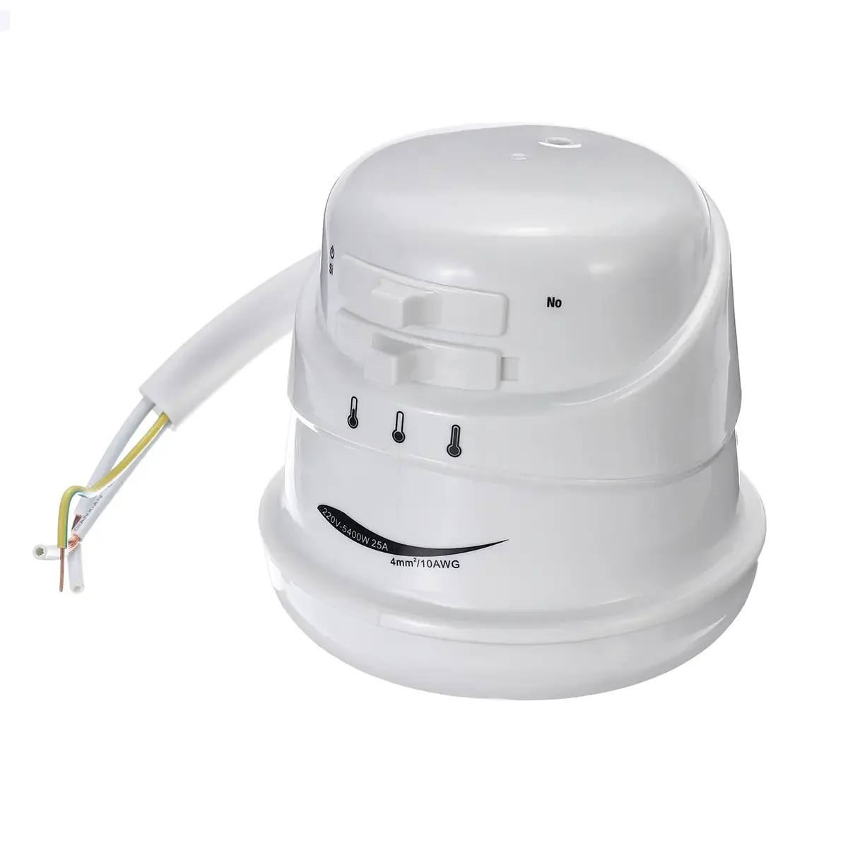 Cabeça de chuveiro elétrica, mangueira de 2m, 5400w, sem tanque, aquecedor de água quente instantâneo, 3 temperaturas ajustáveis, portátil, 110v/220v