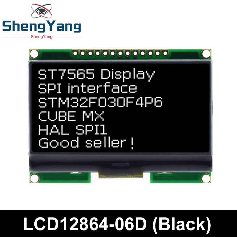 TZT LCD12864-06D 128*64 DOTS COG ЖК-модуль ST7565 Драйвер с китайским шрифтом SPI-интерфейс
