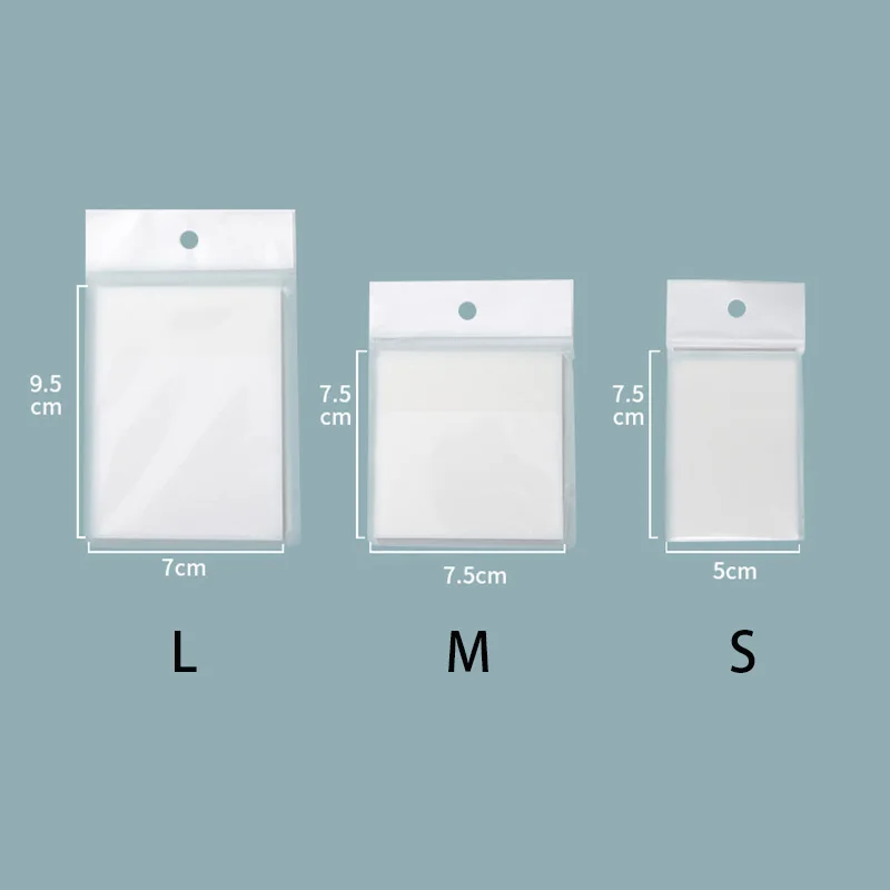 50 Sheets Transparent Waterproof Posted It Memo Pad Sticky Note Pads Notepads Posits for School Stationery Office Supplies