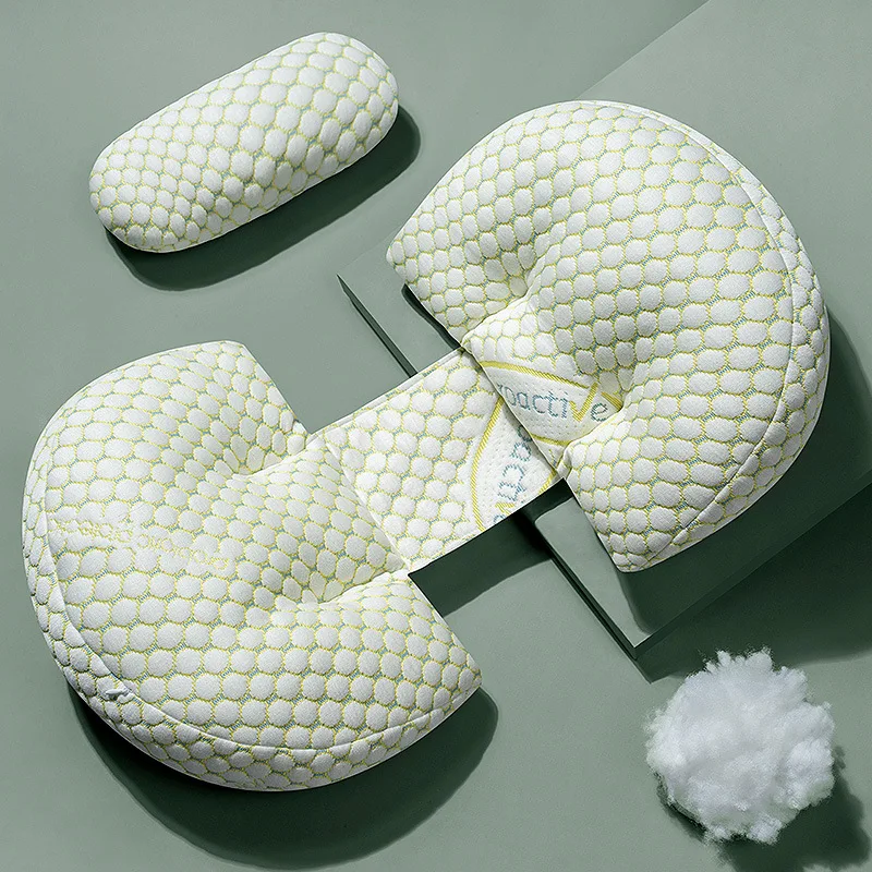 Pregnant Women's Waist Pillow New Soft and Multifunctional Side Sleep Pure Cotton Pillow for Abdominal Support During Pregnancy