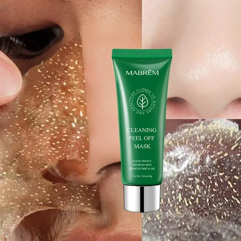 หน้ากากทําความสะอาดลึก Blackhead Remover ฉีกขาดดึงหน้ากากใบหน้า Moisturizing Oil Control Shrink Pore ปรับปรุงผิวหยาบหน้ากากโคลน