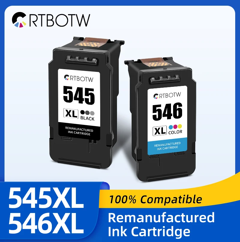 545xl 546 Inkt Catridge Vervanging Voor Canon Compatibel 545 546xl Mg2500 Mg2550 Mg 2450 Mg 2550 2450 Pixma Printer Xl