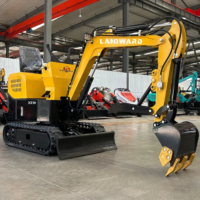 Mini Excavadora hidráulica de 1 tonelada para agricultura europea, pequeña microexcavadora de 1000kg, precio personalizado, 1,2 toneladas