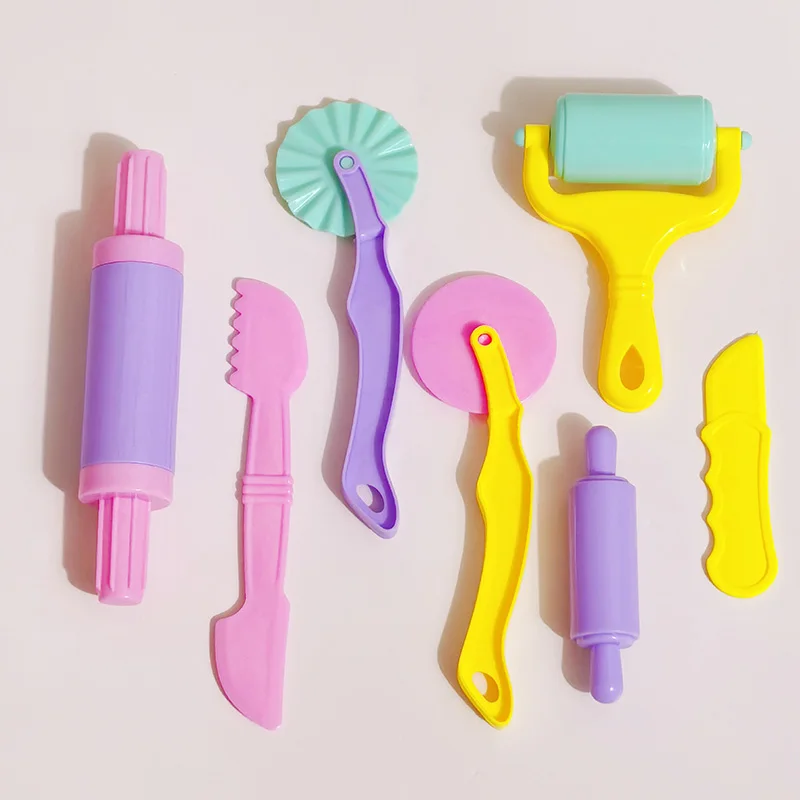 DIY クリエイティブ 3D 粘土型モデリング粘土アクセサリーセット遊び生地ツールキットプラスチックナイフ型子供の知育玩具