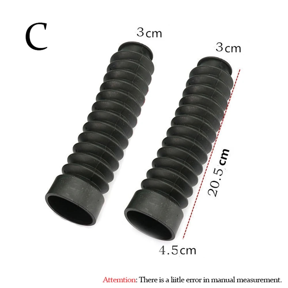 Universal Motorcycle Front Rubber Fork Shock Absorber Protector Sleeve Dust Guard Sleeve For Motocross Off Road Pit Dirt Bike