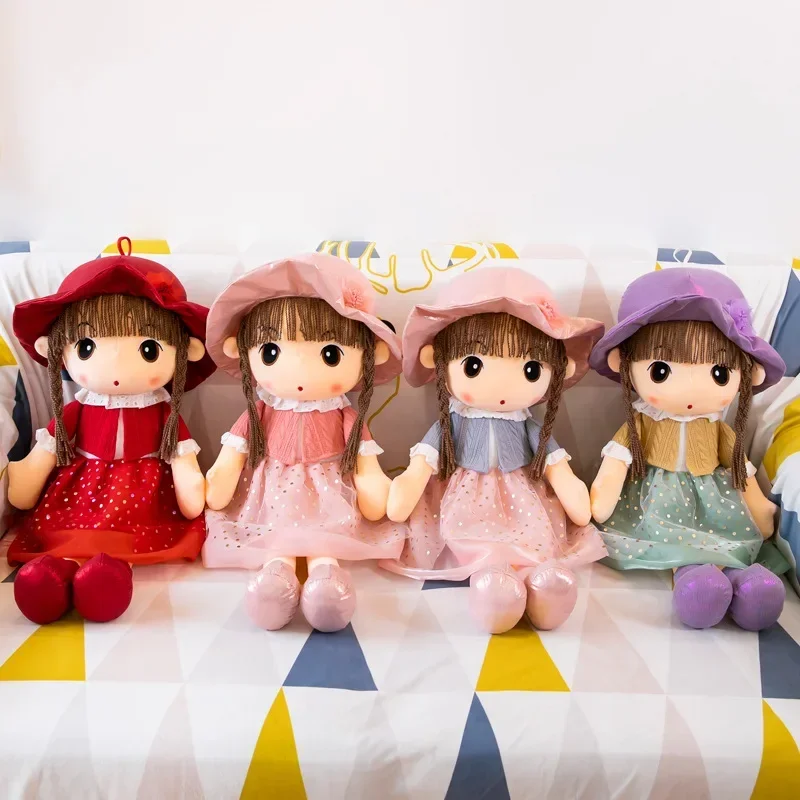 45 ซม.ตุ๊กตาPlushของเล่นเด็กของขวัญวันเกิดตุ๊กตาสาวตุ๊กตาPlushงานแต่งงานRagตุ๊กตาน่ารักRagDollของเล่นสําหรับเด็กผู้หญิงของขวัญ