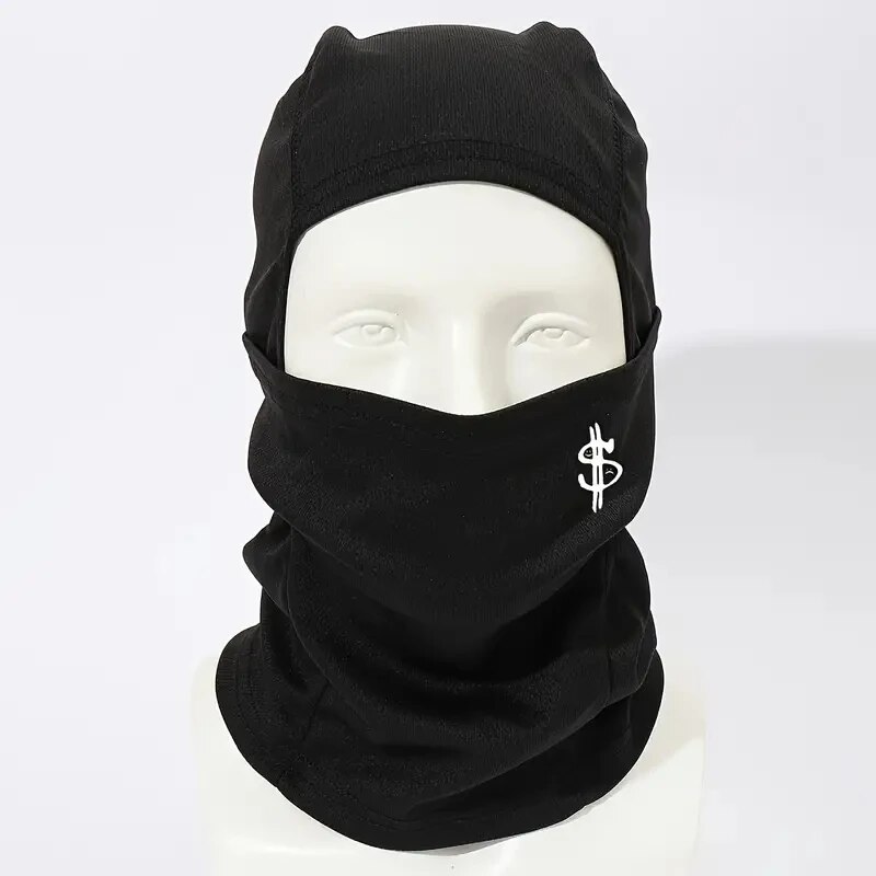 1PCs 패션 프린트 Balaclavas 남성용 여름 통기성 사이클링 마스크 선 스크린 헤드 커버 쿨 프린트 사이클링 풀 커버리지 모자