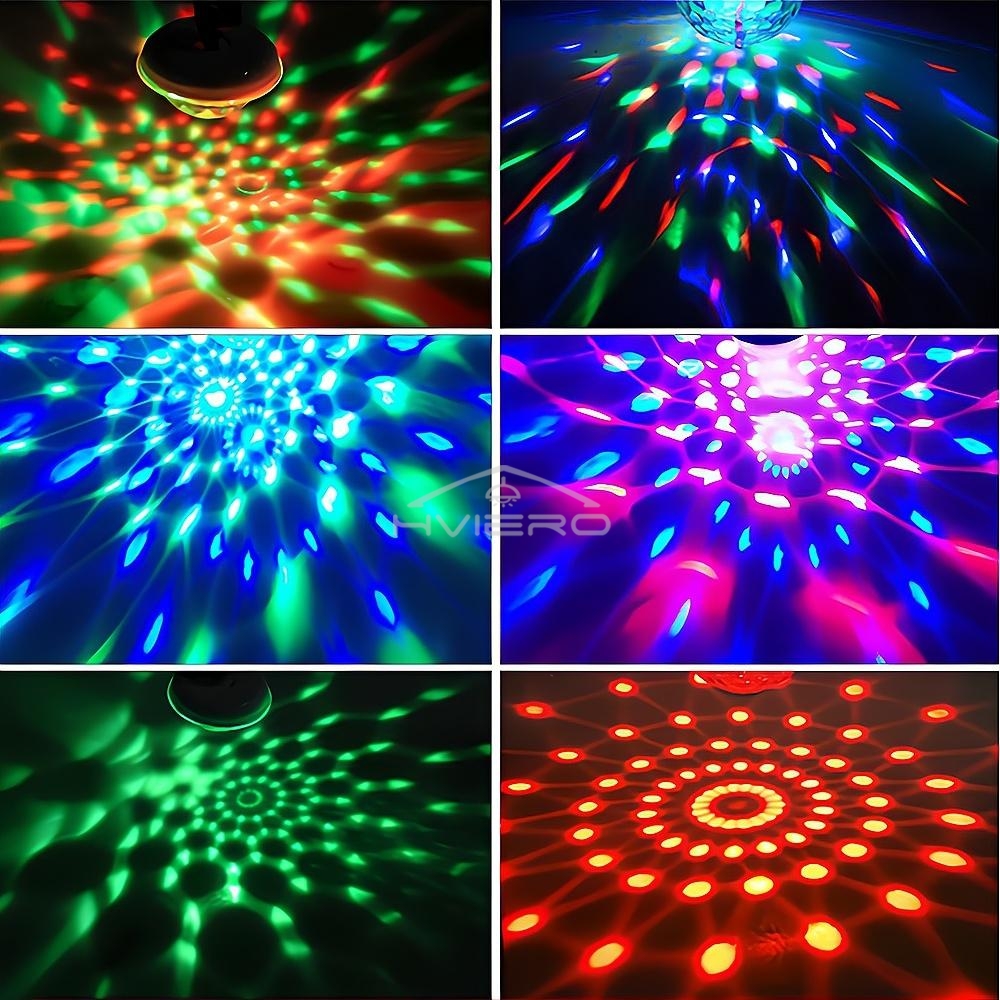 Mini USB Auto-interieur Decoratieve sfeerverlichting RGB Magic DJ Stage Effect Disco Crystal Sound Party Power Bank Home Night Rooms