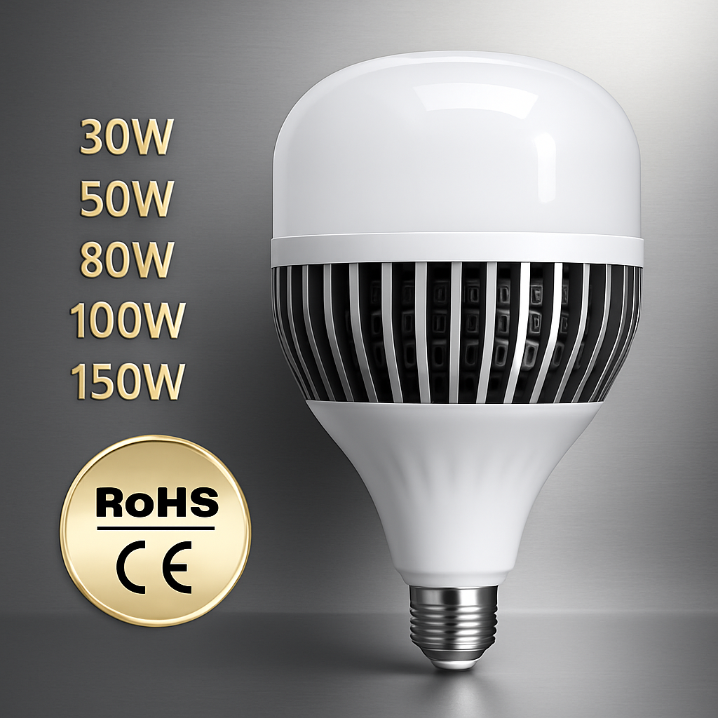 Bombilla LED E27 de 100W, 220V, superbrillante, grande, 11x20cm, lámpara de ahorro de energía para el hogar, garaje, almacén, oficina, accesorio de iluminación interior