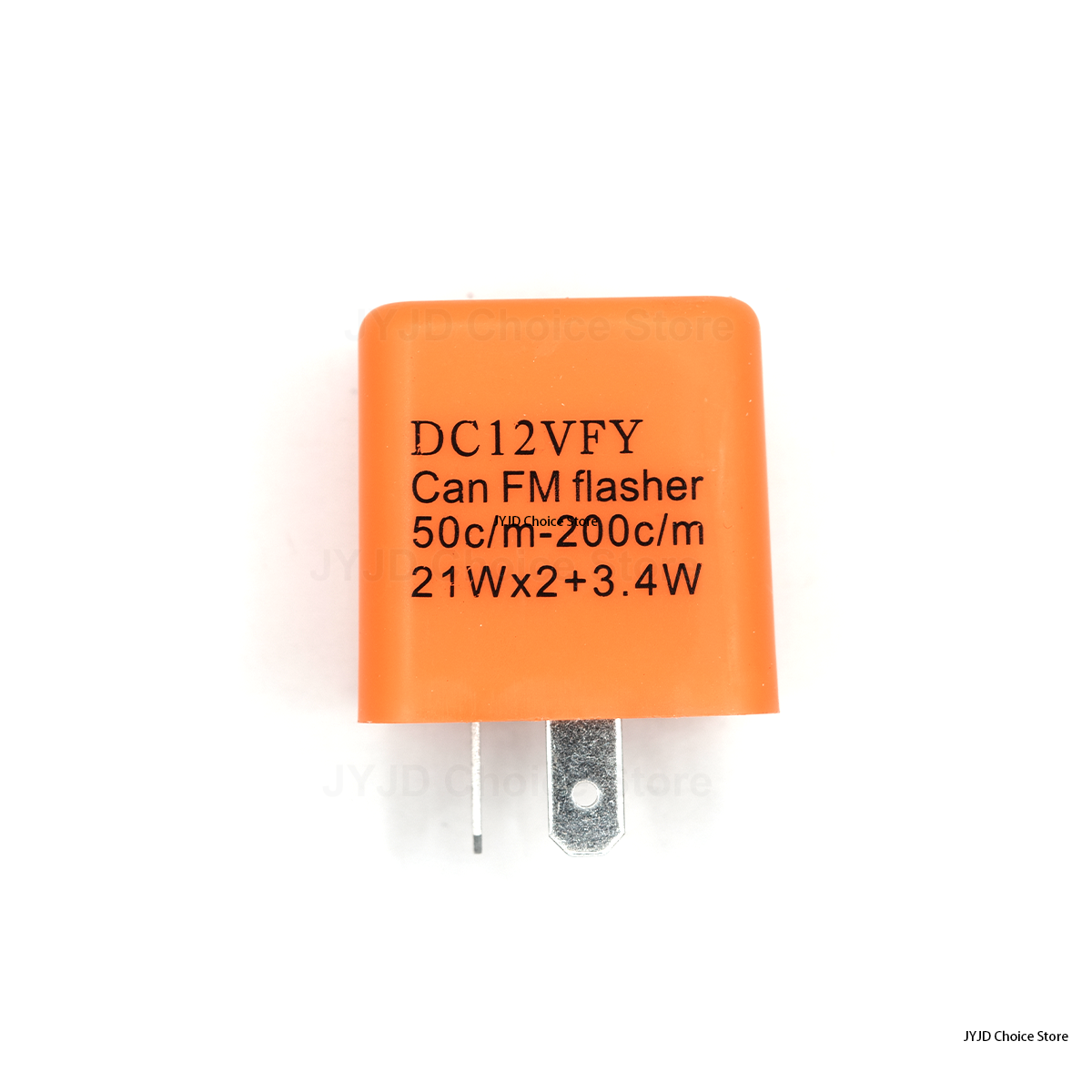 2 Pin 12V Speed Adjustable LED Electronic Flasher Relay for Motorcycle Turn Signal Direct Replacement Universal Hazard Warn JYJD