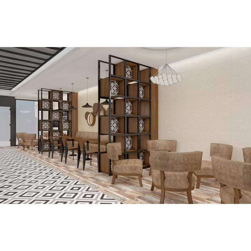 Coffee Shop Furniture   Interior Design Bakery  Display Counter Cafe Dining Set