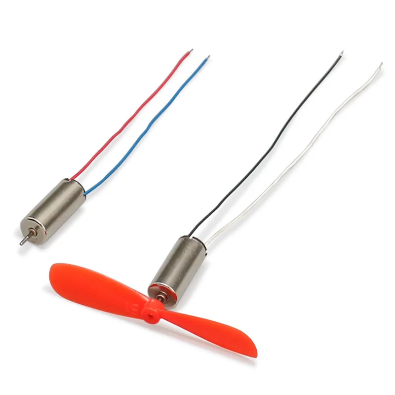 4 x DIY DC 3,7 V 50000 U/min 716 Hohlbecher kernloser Hochgeschwindigkeitsmotor mit 4 x 55 mm Propeller Cw CCW für DIY Micro FPV Quadcopter