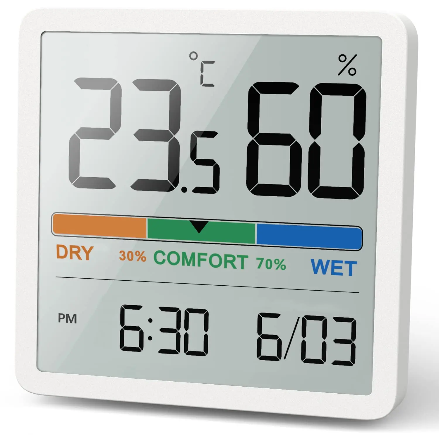 NOKLEAD nuevo medidor Digital de humedad y temperatura interior para el hogar, termómetro Digital LCD, higrómetro, Sensor, estación meteorológica
