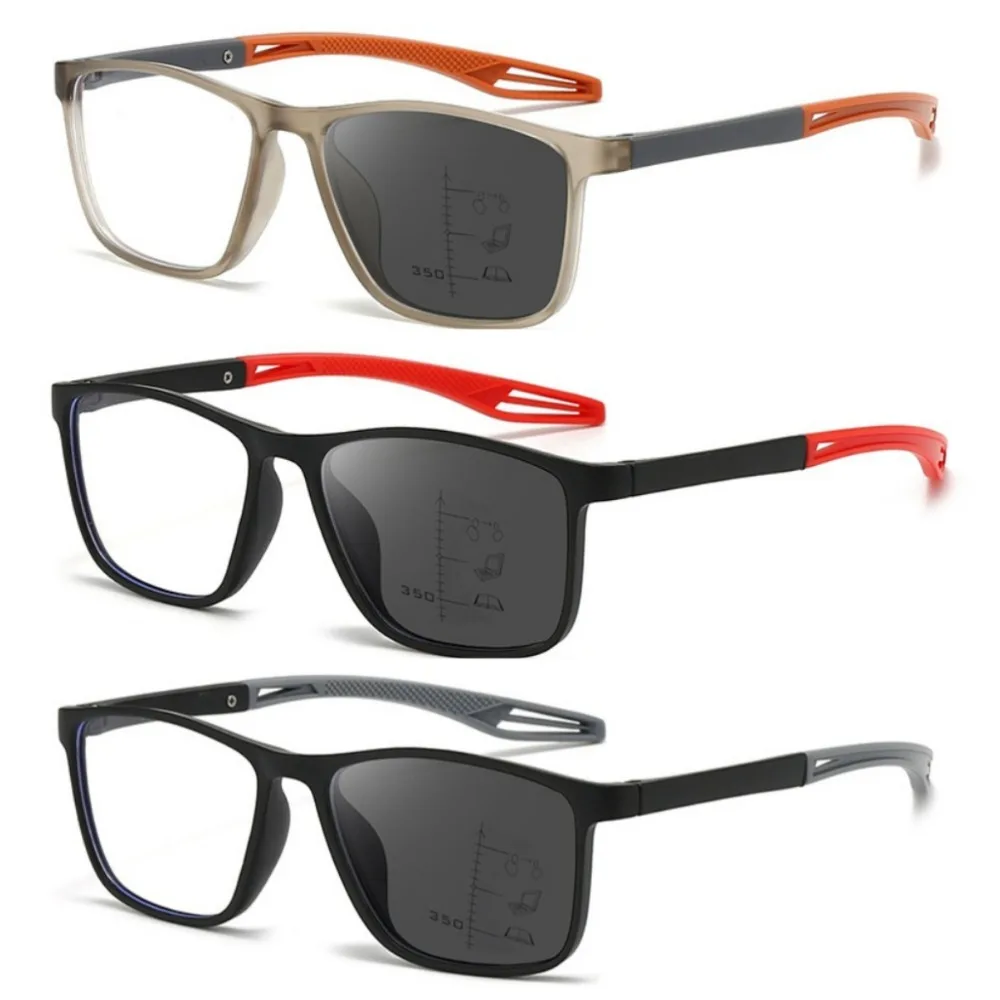 3 in 1 フォトクロミック老眼鏡 +100 に +400 老眼鏡女性男性ヴィンテージ変色サングラス遠視 G