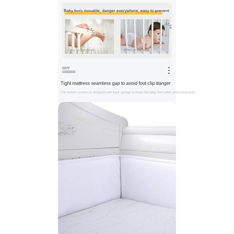 Riel para cama de bebé confiable, protector de cama, circunferencia de cama, valla para cama de niños, puerta suave General, riel para cuna