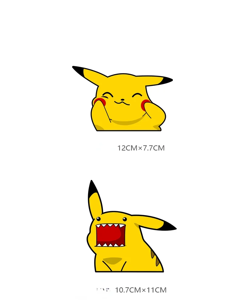 Anime Dễ Thương Hoạt Hình Pikachu Xe Ô Tô Xe Máy Điện Xe Ô Tô Chất Liệu Dán Cặp Gói