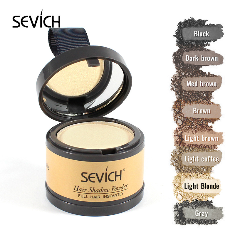 Sevich Haaransatz Pulver 4g Haaransatz Schatten Puder Frauen Männer Make-up Haar Concealer natürliche Abdeckung Unisex Haar glätter Pinsel