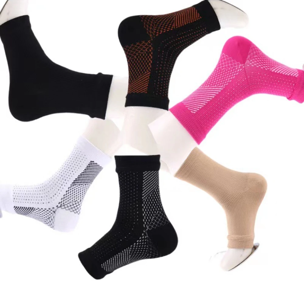 1 par de calcetines de neuropatía para hombres y mujeres, calcetines de compresión para calmar el dolor de neuropatía, tobillera, fascitis Plantar, alivio de la hinchazón