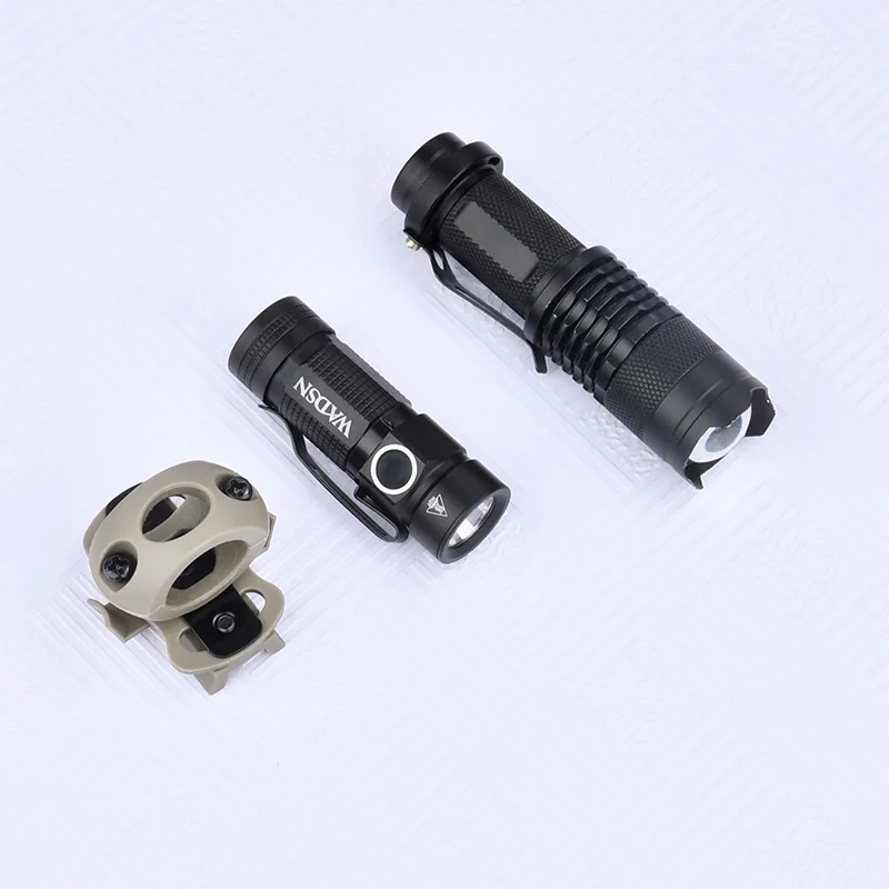 Lámpara de casco táctico WADSN, luz de exploración para colgar, luz de 20mm