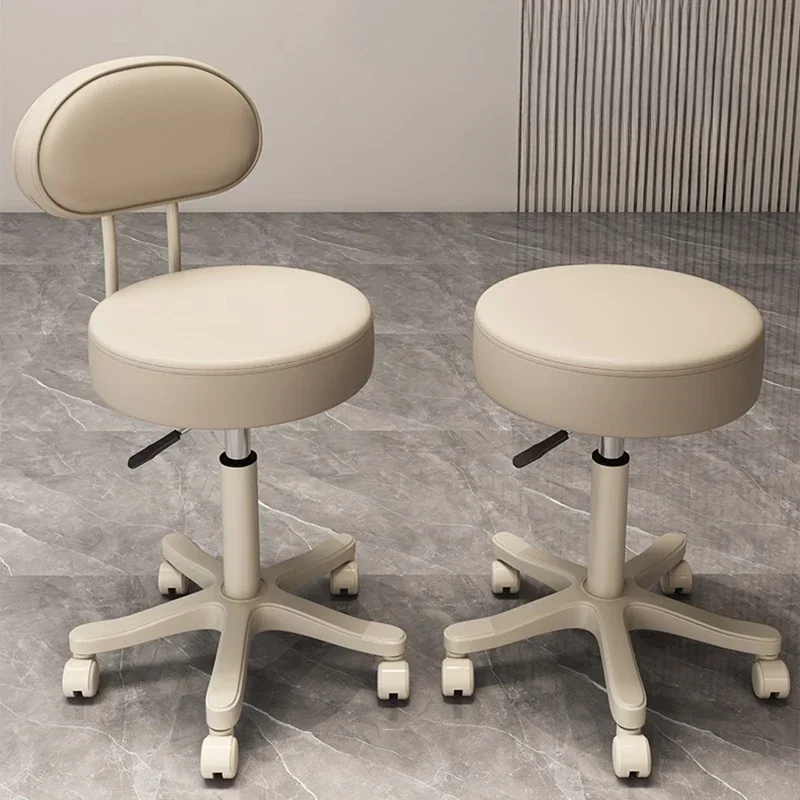 Silla de pedicura para estilista, taburete portátil, muebles de salón pequeños, sillas de salón de belleza, estilista, Silla de uñas para jugadores