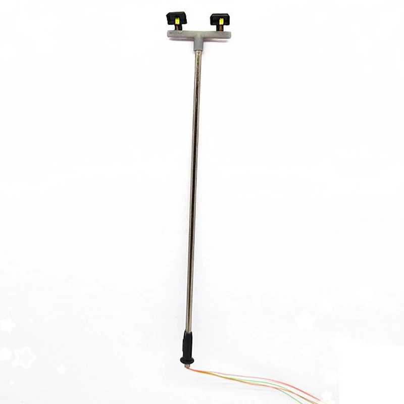 10Pcs 2Led lampione 1:100 scala Ho lampione scenario Mini lampione per tavolo sabbia modello 2