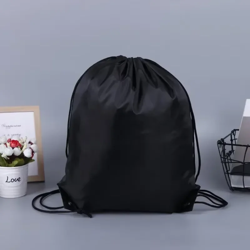 Zaino portaoggetti da palestra elegante e durevole da 1 pezzo con borsa tascabile in nylon Oxford e borsa organizer a doppia spalla
