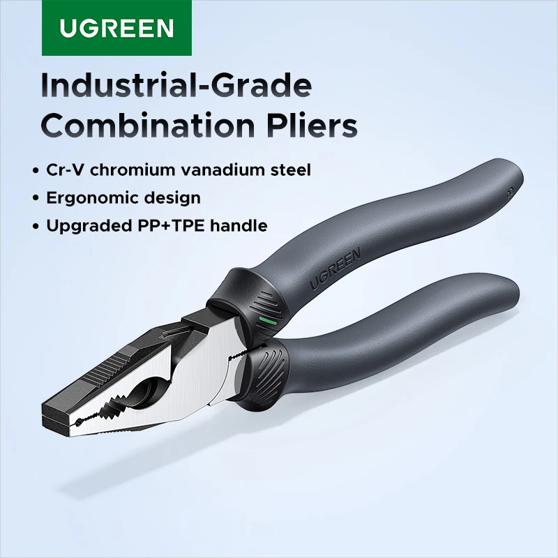 UGREEN плоскогубцы для зачистки стальной проволоки острые большие плоскогубцы для резки скручивания и зажима металлических проводов