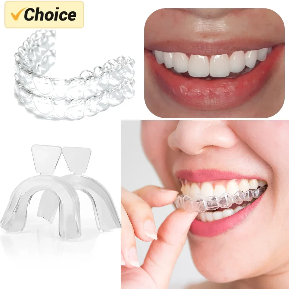 2-8PCS Anti Snoring Bruxism Sleeping Mouth GUARD ถาดหยุดฟัน Sleep Aid Night GUARD GUM SHIELD ปาก Health Care