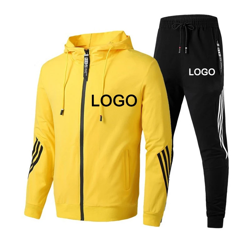 Sudaderas con capucha y pantalones con estampado personalizado para hombre, conjunto de 2 piezas, sudaderas deportivas para gimnasio a la moda, trajes deportivos para ejercicio al aire libre