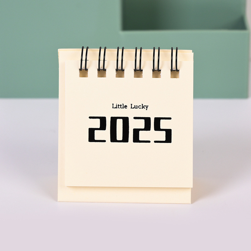 Calendrier mini bureau simple 2024.8.-2025, liste de tâches, calendrier 03, calendrier, licence de table, fournitures de bureau à domicile