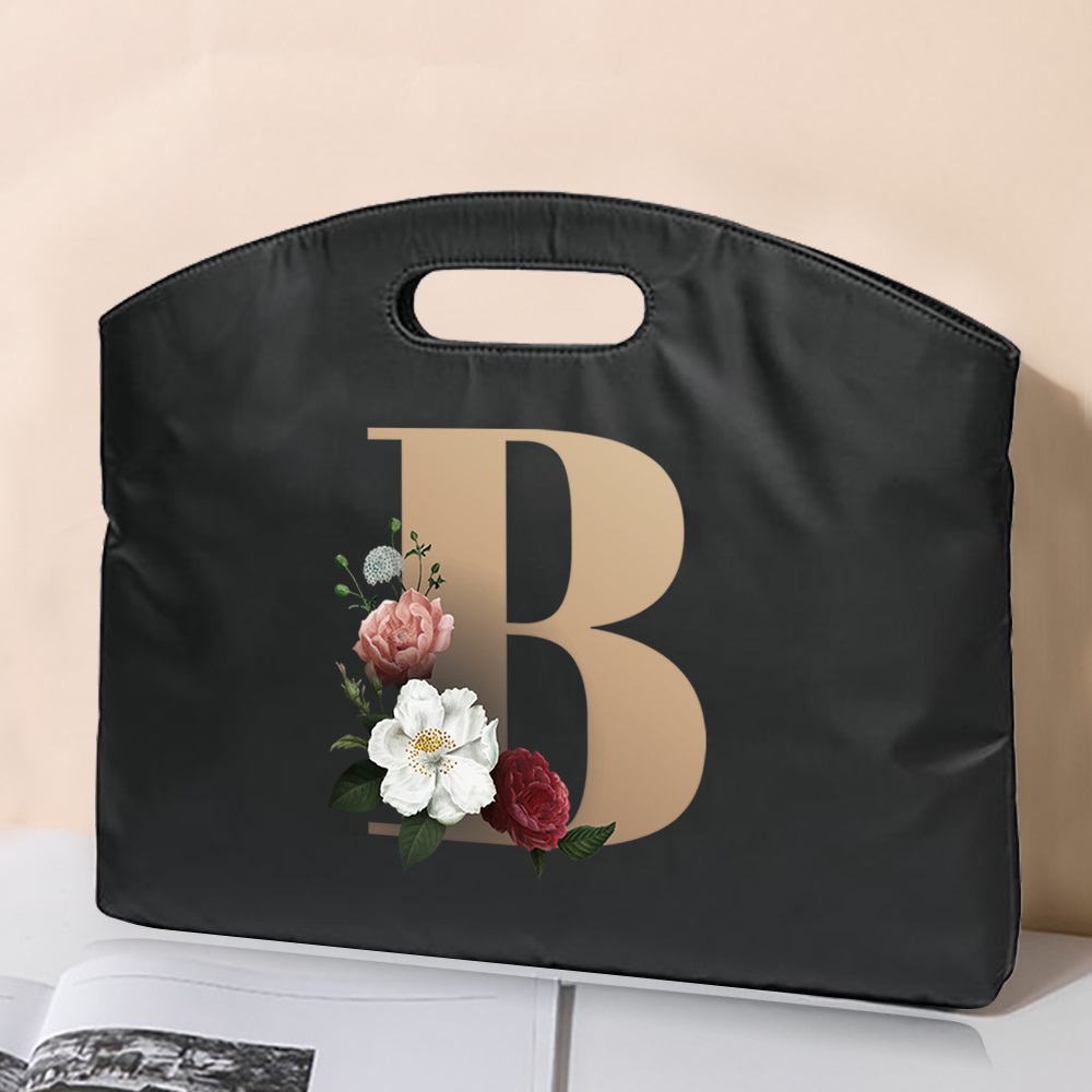 2022 aktentasche Handtasche 26 Brief Druck Tote Business Büro Computer Fall Sleeve Laptop Tasche Unisex Datei Konferenz Dokument Tasche