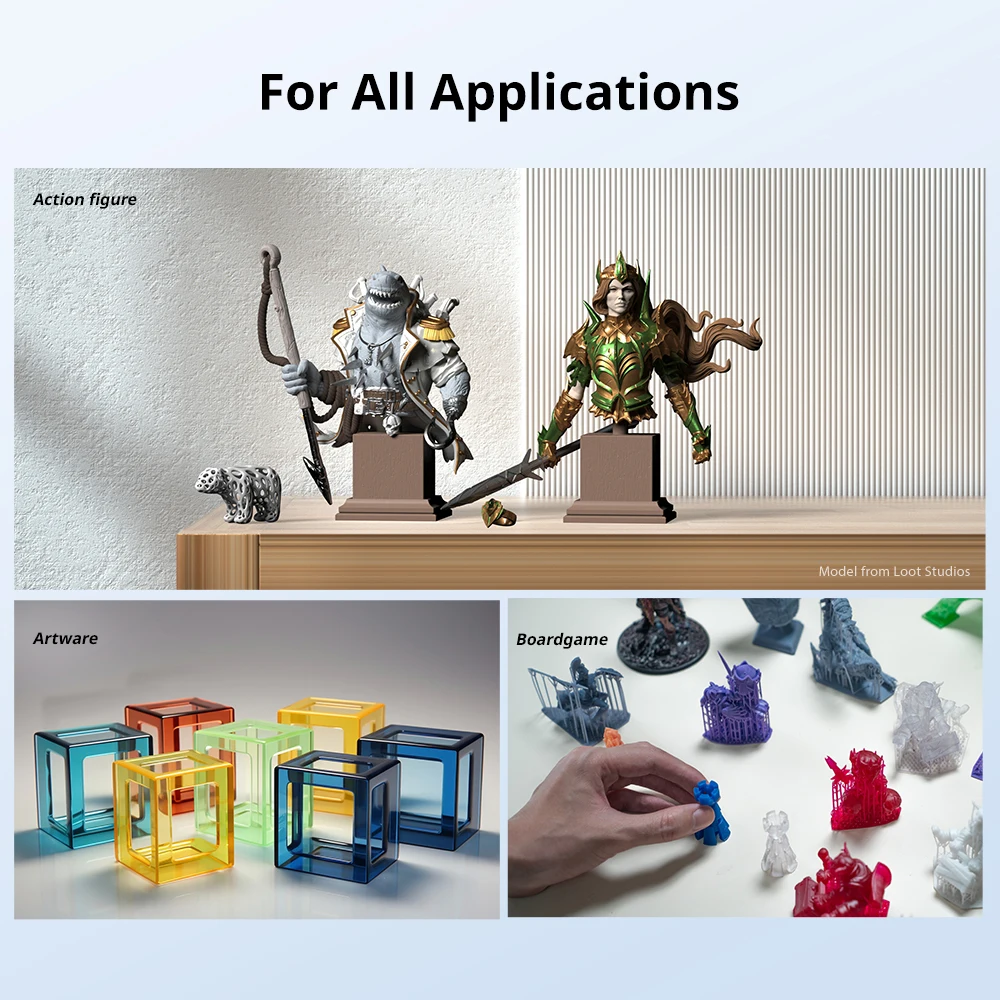 ANYCUBIC Photon Mono 4 Ultra LCD 3D-printer 7 "10K Hoge precisie UV-hars 3D-printen 2,2L Bouwvolume Grootte 236 mm * 231 mm * 430 mm