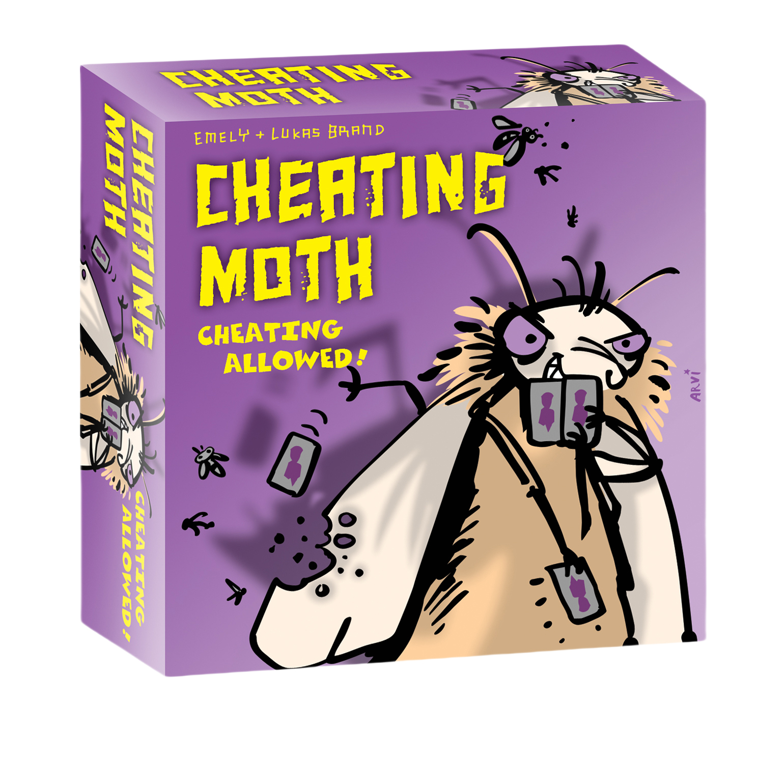 Mogel Motte Kaker Laken Poker Royal Card Game Devir-game Cheating Moth Board Deck