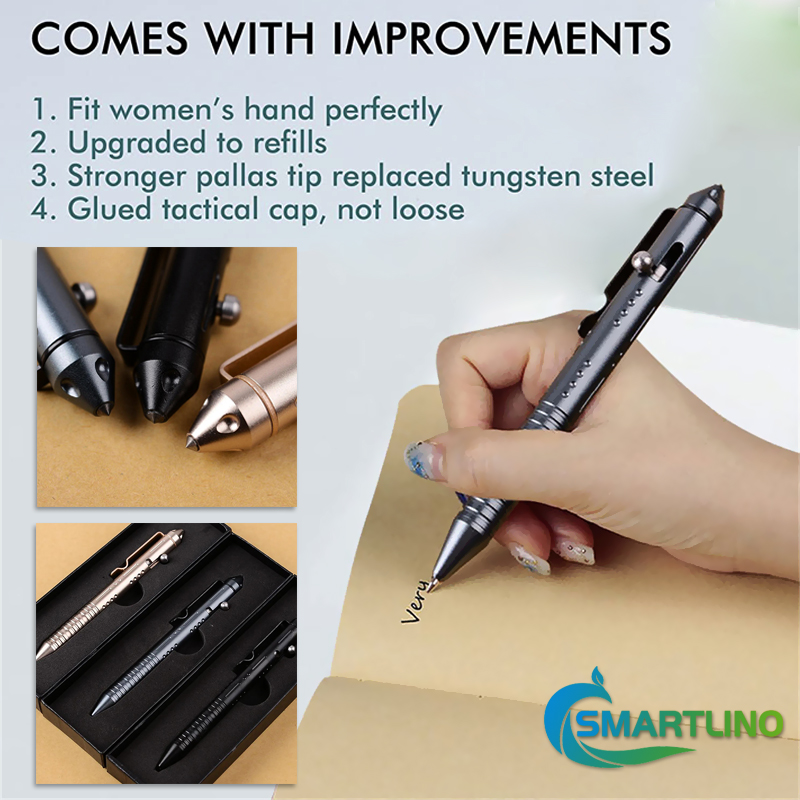 Bolígrafo táctico de Metal multifunción, herramientas EDC de autodefensa, interruptor de vidrio de emergencia para acampar al aire libre, senderismo, suministros de supervivencia para automóviles