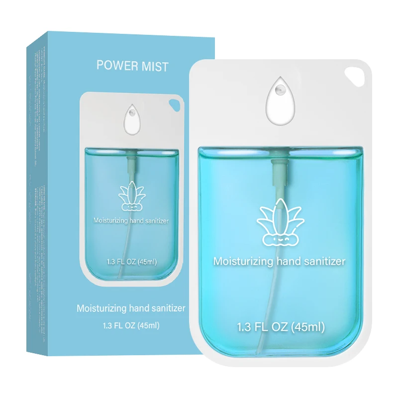즉각적인 손 소독제 스프레이, 1.28oz/45ml. 어린이와 성인을 위한 휴대용 무헹굼 세정제. 여행용 화장수 미스트