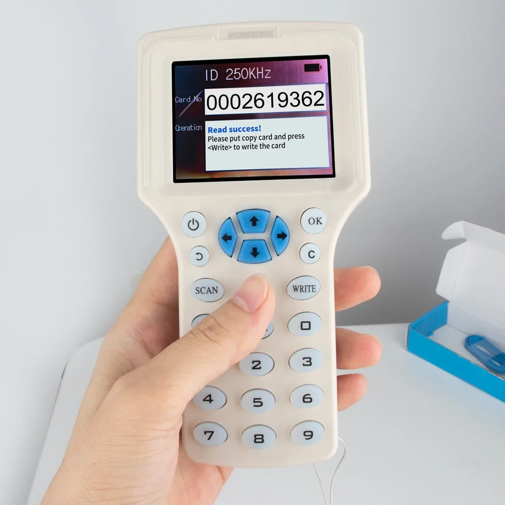 Дубликатор RFID, копировальный аппарат, считыватели, Дубликатор 125 кГц, 13,56 МГц, USB-программатор, умный 10-частотный брелок для ключей, считыватель карт, декодер UID
