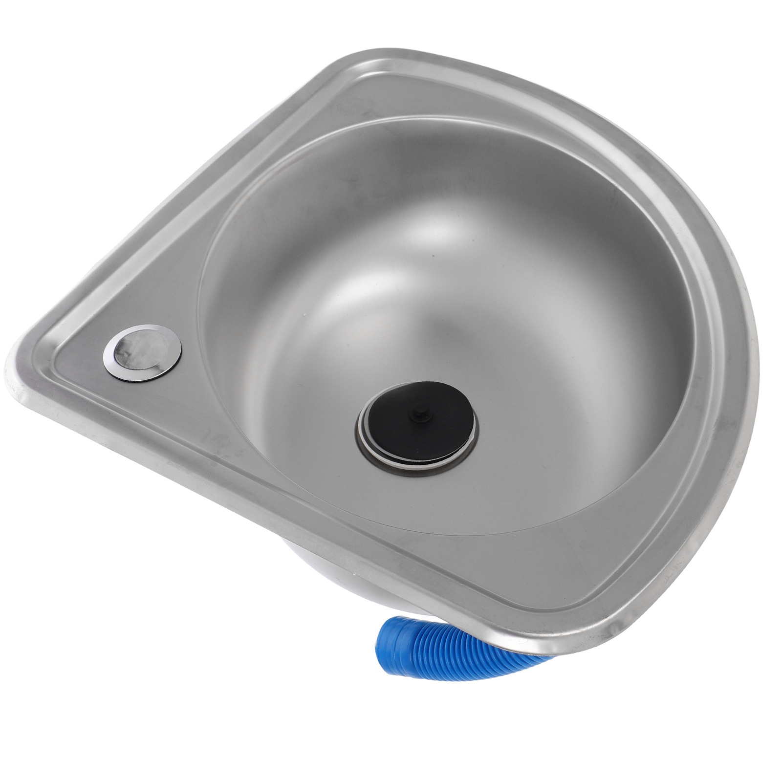 RV Kitchen Sink Stainless Bathroom Basins Camper Vegetable Corner Motorhome Bar Steel Small Single Bowl Drop Tub