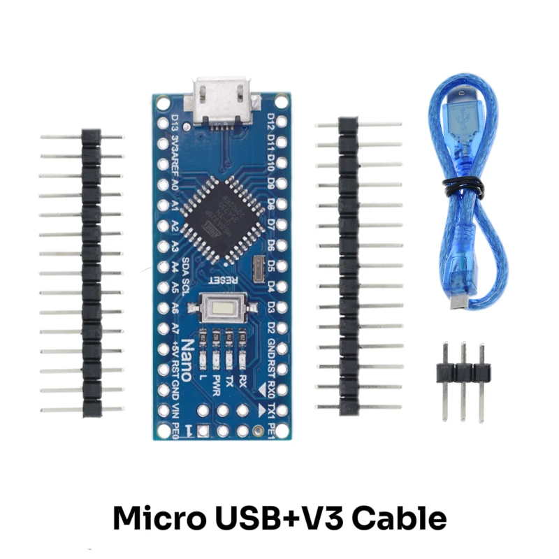 Mini/ Type-C /Micro USB Cable Nano 3.0 With Bootloader Compatible Nano Controller for Arduino CH340 USB driver 16Mhz ATMEGA328PB