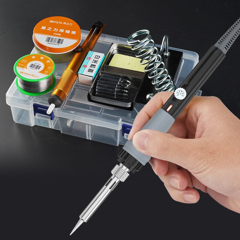 60W Electric Soldering Iron Temperature Adjustable Soldering Tool Soldering Repair Tool