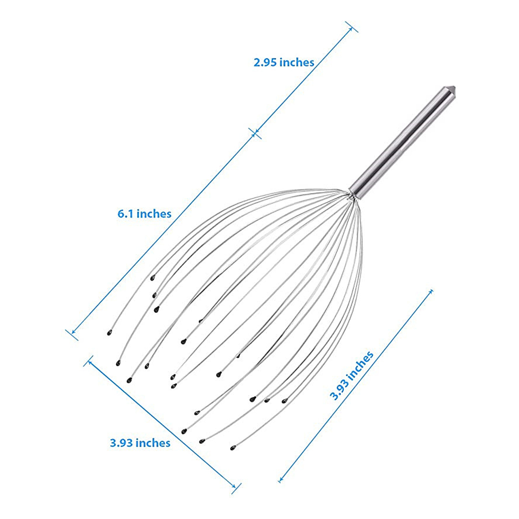 Kopfmassagegerät, Massageklaue, Kopfhaut, Spa, feine Verarbeitung, langlebiges Massagegerät, Komfort, einfache Bedienung