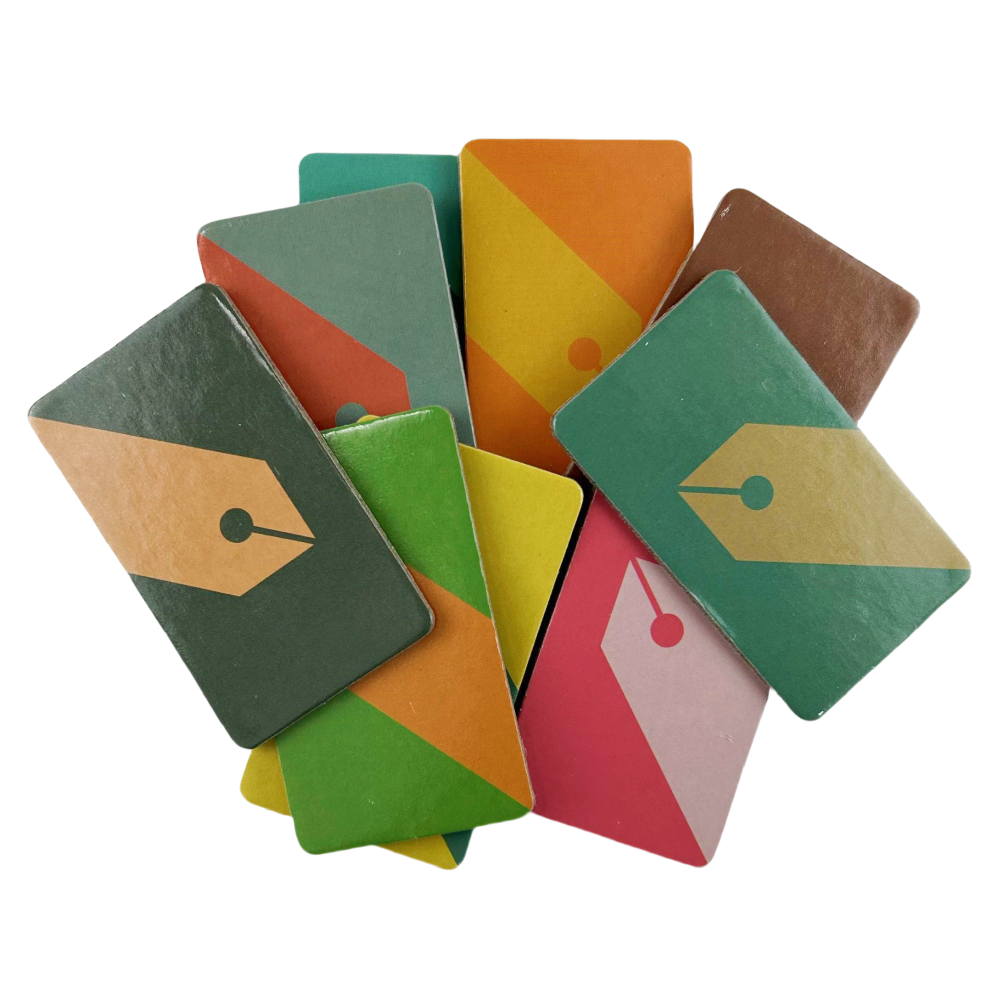 1-box partyspellen Een nep-artiest gaat naar New York-kaartspel Creatief feestbordspeldek voor groepen