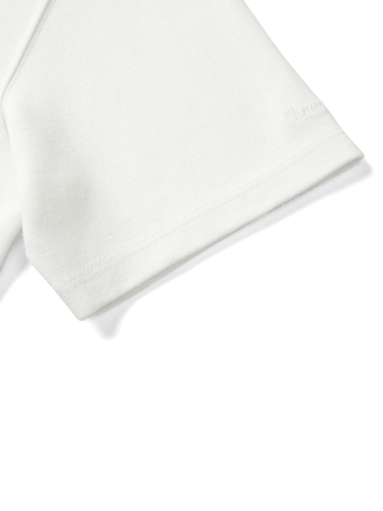 SIMWOOD 2025 Primavera Verano nueva capa básica 310gsm tela térmica camisetas de ajuste Regular hombres proceso cepillado suave camisetas cómodas