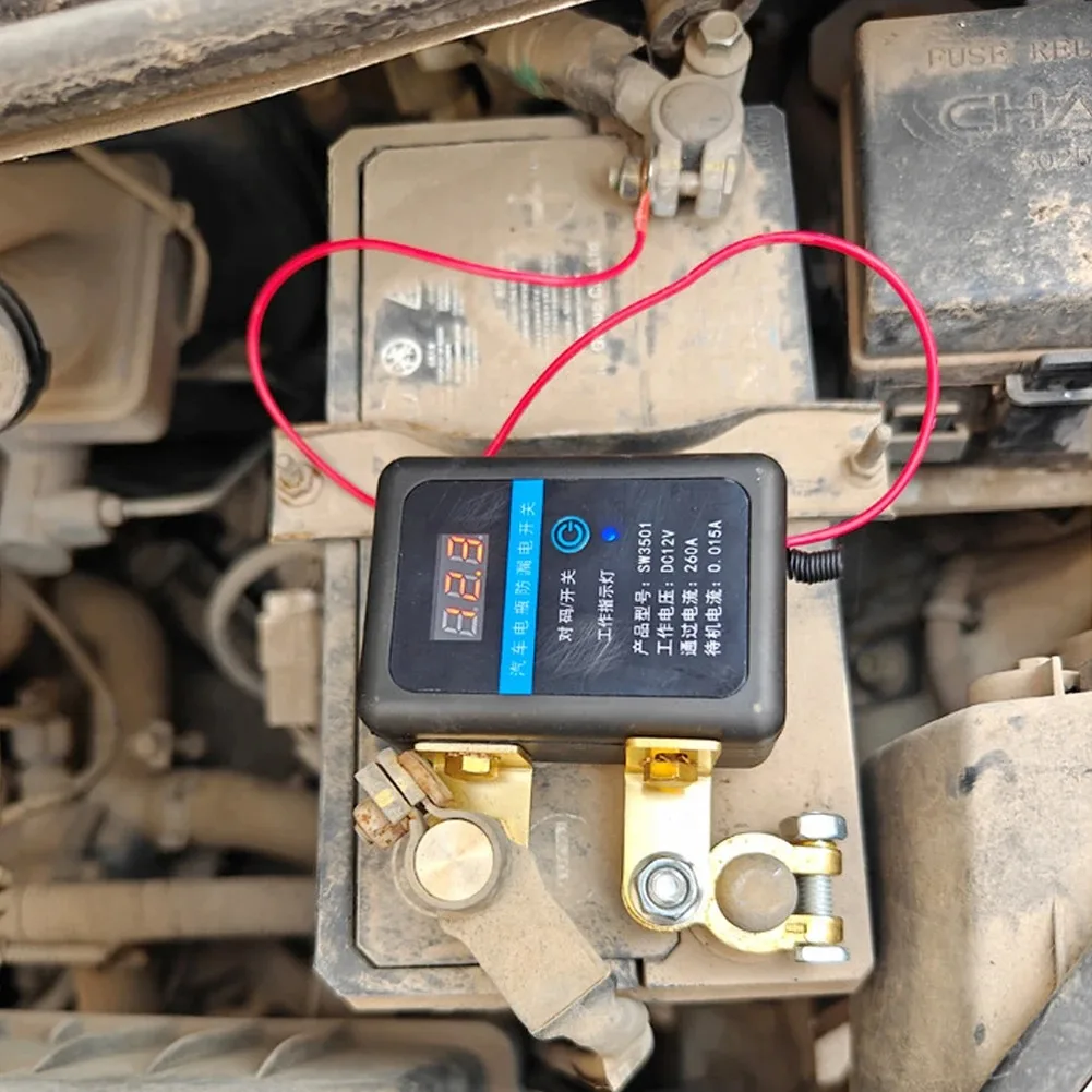 Interruptor de desconexão remota da bateria dc 12v 260a interruptor de desligamento automático da energia interruptor de corte remoto da bateria do carro para carro caminhão suv